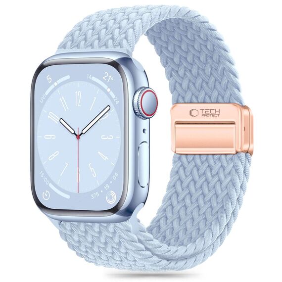 Tech-Protect Nylonmag Strap for Apple Watch 4 / 5 / 6 / 7 / 8 / 9 / SE (38 / 40 / 41 mm) - Blue - Accessories - Smartwatches & Accessories - Techbox