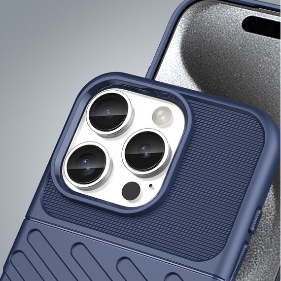 Thunder Case for iPhone 16 Pro Max Silicone Case - Blue - Apple Cases - Cases - Techbox