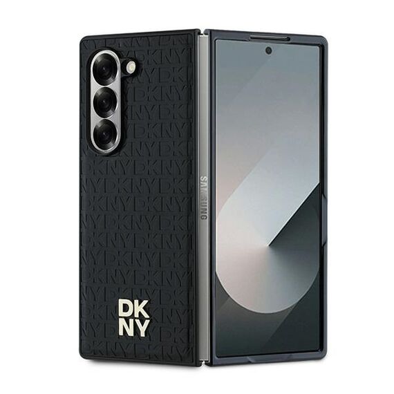 DKNY Repeat Pattern Stack Logo Case for Samsung Galaxy Z Fold6 - Black | Techbox