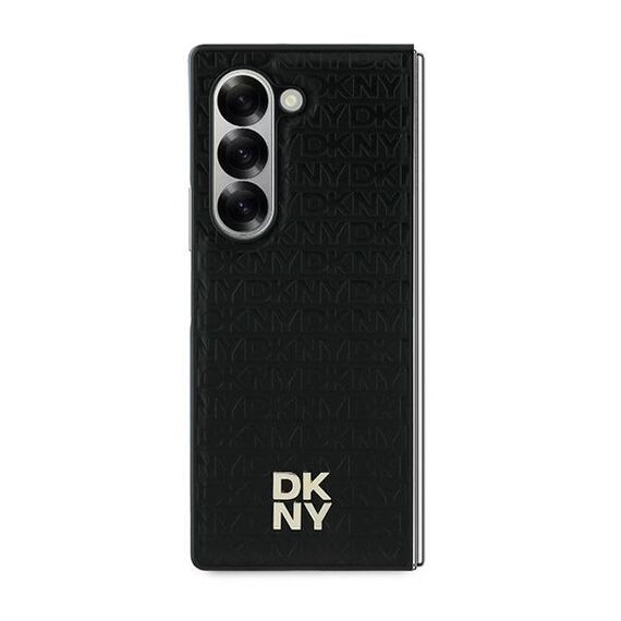 DKNY Repeat Pattern Stack Logo Case for Samsung Galaxy Z Fold6 - Black | Techbox