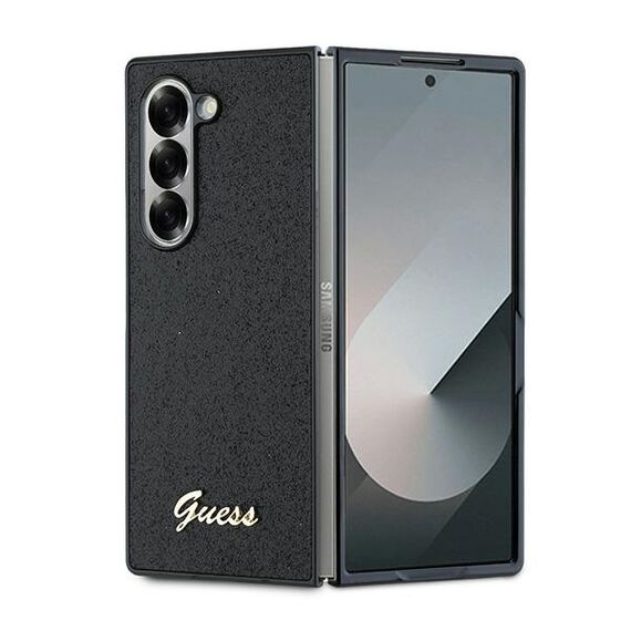 Guess 4G Glitter Script Case for Samsung Galaxy Z Fold 6 - Black | Techbox