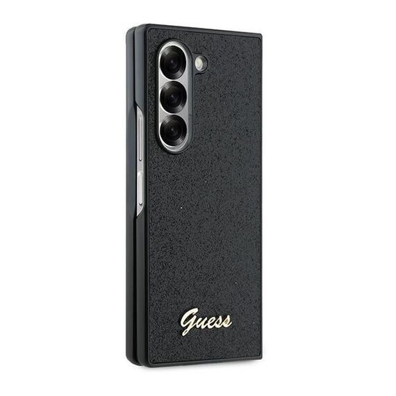 Guess 4G Glitter Script Case for Samsung Galaxy Z Fold 6 - Black | Techbox