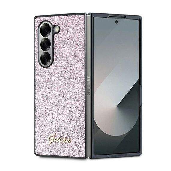 Guess 4G Glitter Script Case for Samsung Galaxy Z Fold 6 - Pink | Techbox