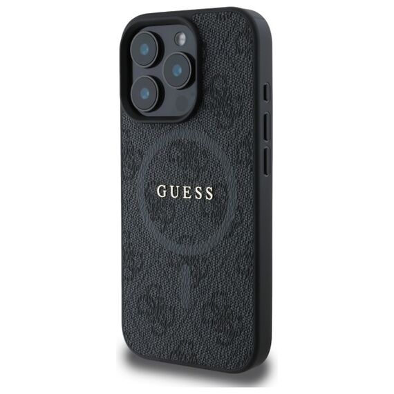 Guess 4G Ring Classic Logo MagSafe case for iPhone 16 Pro Max - black - Apple Cases - Cases - Techbox