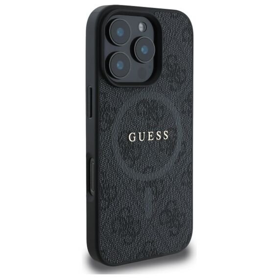 Guess 4G Ring Classic Logo MagSafe case for iPhone 16 Pro Max - black - Apple Cases - Cases - Techbox