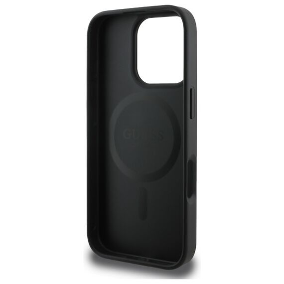 Guess 4G Ring Classic Logo MagSafe case for iPhone 16 Pro Max - black - Apple Cases - Cases - Techbox