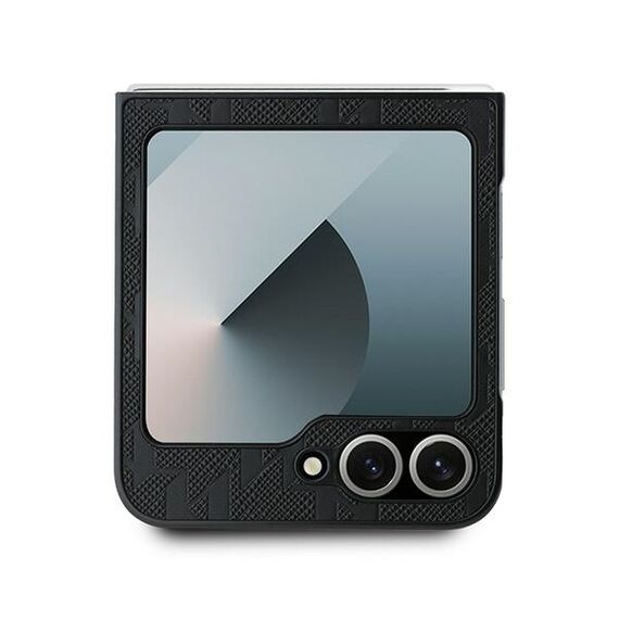 Karl Lagerfeld Saffiano Monogram Case for Samsung Galaxy Z Flip 6 - Black - Samsung Cases - Cases - Techbox