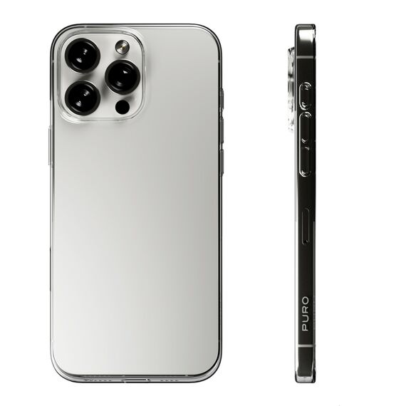 Puro 03 Nude Silicone Case for iPhone 16 Pro Max - Transparent | Techbox