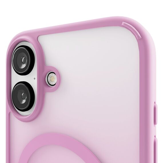 Puro Gradient MagSafe Silicone Case for iPhone 16 - Pink | Techbox