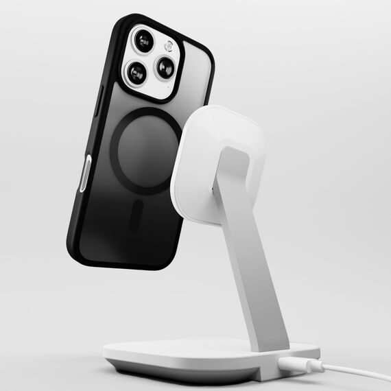 Puro Gradient MagSafe Silicone Case for iPhone 16 Pro - Black | Techbox