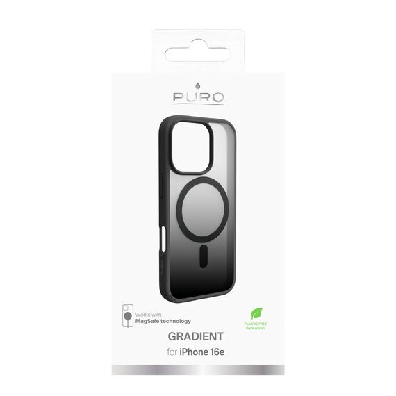 Puro Gradient MagSafe Silicone Case for iPhone 16 Pro Max - Black - Apple Cases - Cases - Techbox