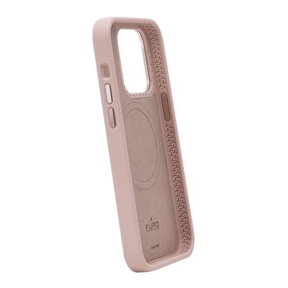 Puro Icon Mag Pro MagSafe Silicone Case for iPhone 15 Pro - Pink | Techbox