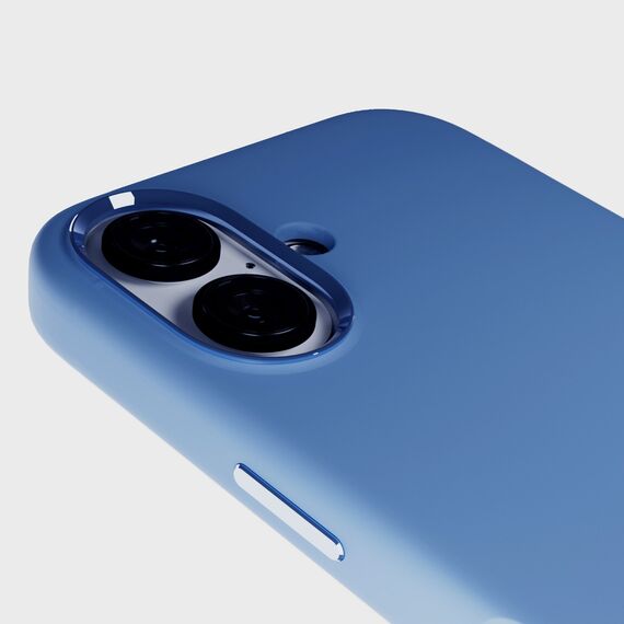 Puro Icon Mag Pro MagSafe Silicone Case for iPhone 16 - Blue - Apple Cases - Cases - Techbox