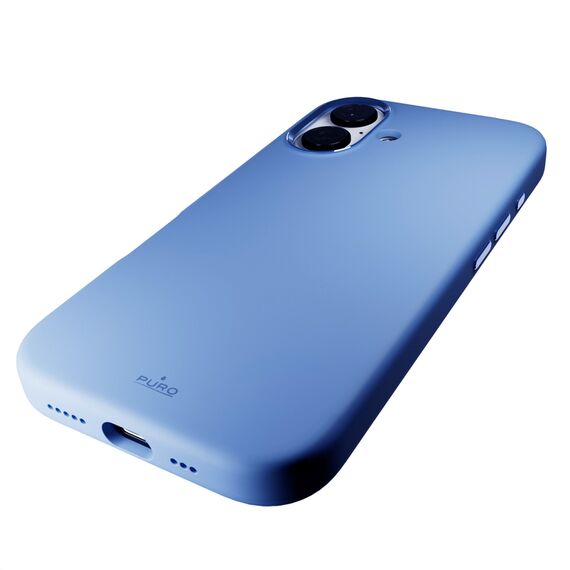Puro Icon Mag Pro MagSafe Silicone Case for iPhone 16 - Blue - Apple Cases - Cases - Techbox