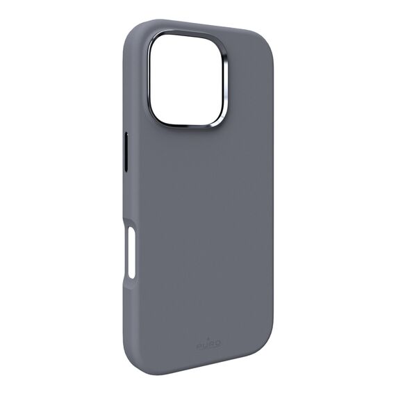 Puro Icon Mag Pro MagSafe Silicone Case for iPhone 16 Pro - Dark Gray - Apple Cases - Cases - Techbox