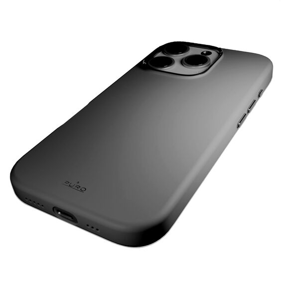 Puro Icon Mag Pro MagSafe Silicone Case for iPhone 16 Pro - Dark Gray - Apple Cases - Cases - Techbox