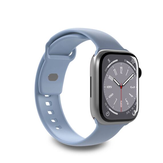 Puro Icon Silicone Strap for Apple Watch 38 / 40 / 41 mm - Light Blue (2 pcs.) - Accessories - Smartwatches & Accessories - Techbox