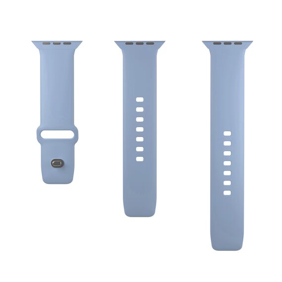 Puro Icon Silicone Strap for Apple Watch 38 / 40 / 41 mm - Light Blue (2 pcs.) - Accessories - Smartwatches & Accessories - Techbox