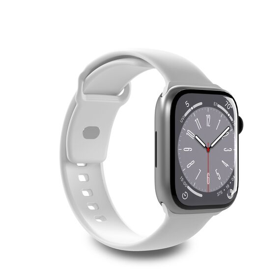 Puro Icon Silicone Strap for Apple Watch 42 / 44 / 45 / 49 mm - White (2 pcs.) - Accessories - Smartwatches & Accessories - Techbox