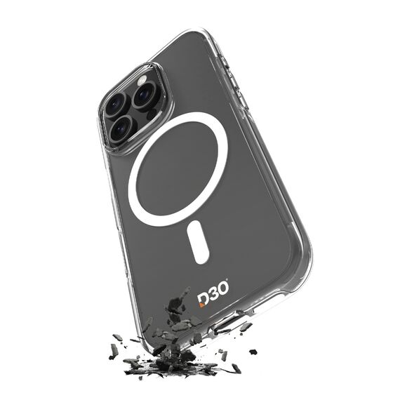 Puro Impact Clear D3O MagSafe Silicone Case for iPhone 16 Pro Max - Transparent - Apple Cases - Cases - Techbox