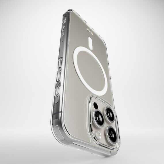 Puro Impact Clear D3O MagSafe Silicone Case for iPhone 16 Pro Max - Transparent - Apple Cases - Cases - Techbox
