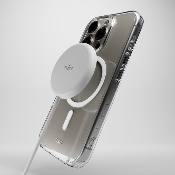 Puro Impact Clear D3O MagSafe Silicone Case for iPhone 16 Pro Max - Transparent - Apple Cases - Cases - Techbox