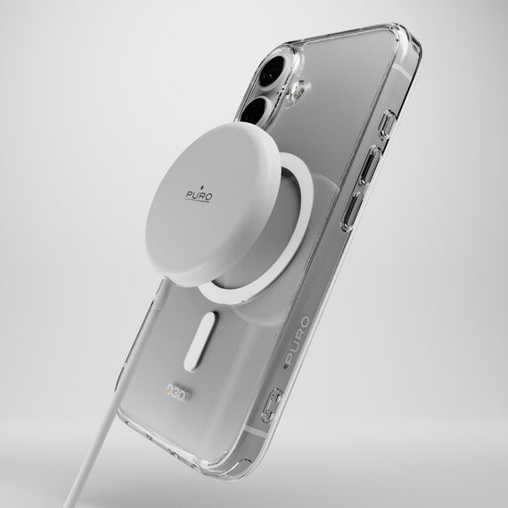 Puro Impact Clear D3O MagSafe Silicone Case for iPhone 16 - Transparent - Apple Cases - Cases - Techbox