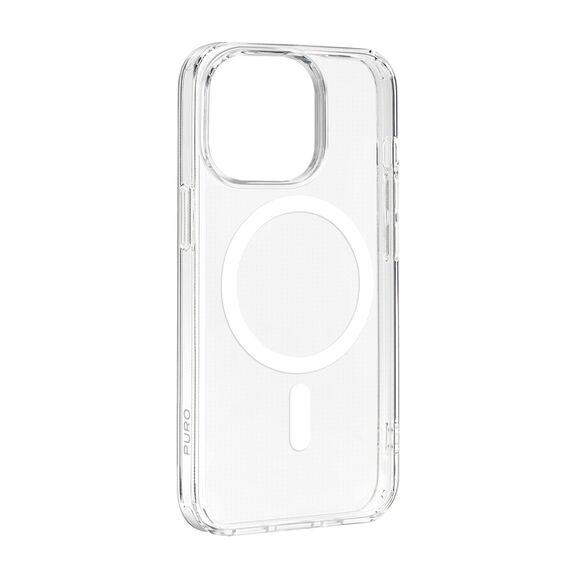 Puro Lite Mag MagSafe Silicone Case for iPhone 15 Pro - Transparent | Techbox