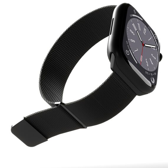 Puro Milanese Stainless Steel Apple Watch Band 38/40/41mm - Black | Techbox