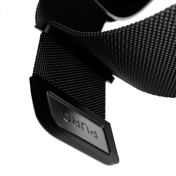 Puro Milanese Stainless Steel Apple Watch Band 38/40/41mm - Black | Techbox