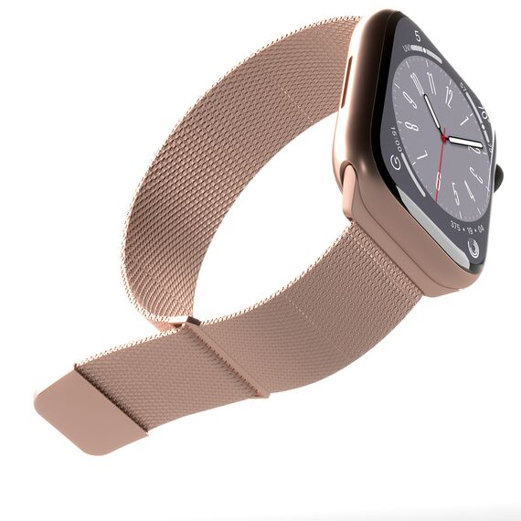 Puro Milanese Stainless Steel Apple Watch Band 38/40/41mm - Pink | Techbox