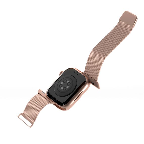 Puro Milanese Stainless Steel Apple Watch Band 38/40/41mm - Pink | Techbox