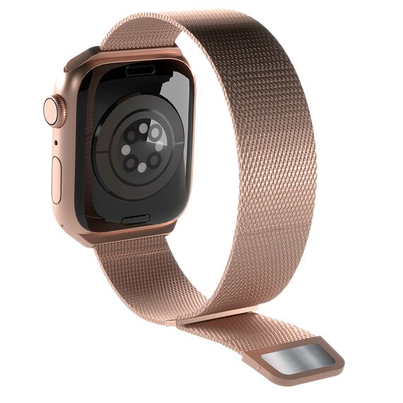 Puro Milanese Stainless Steel Apple Watch Band 38/40/41mm - Pink | Techbox