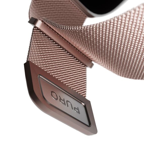 Puro Milanese Stainless Steel Apple Watch Band 38/40/41mm - Pink | Techbox