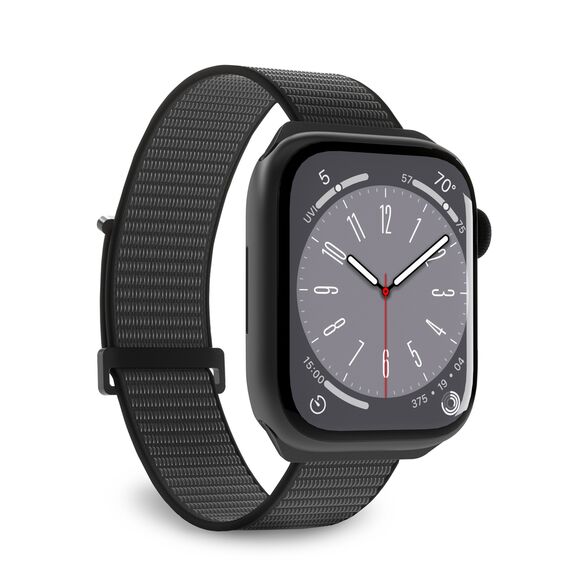 Puro Sport Nylon Strap for Apple Watch 38 / 40 / 41 mm - Black - Accessories - Smartwatches & Accessories - Techbox