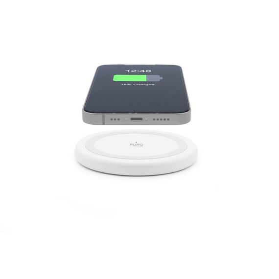Puro Wireless Charger for Android, iPhone - White | Techbox