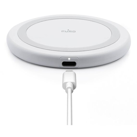 Puro Wireless Charger for Android, iPhone - White | Techbox