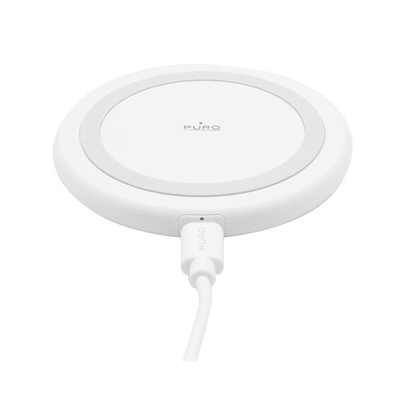 Puro Wireless Charger for Android, iPhone - White | Techbox
