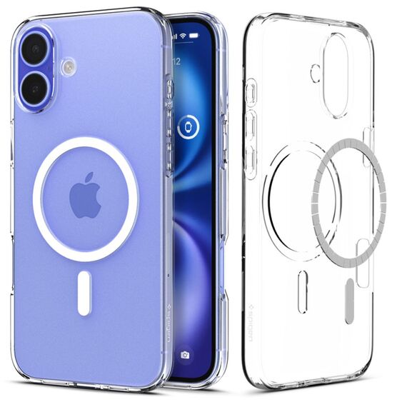 Spigen Liquid Crystal Mag Case with MagSafe for iPhone 16 - Clear - Apple Cases - Cases - Techbox