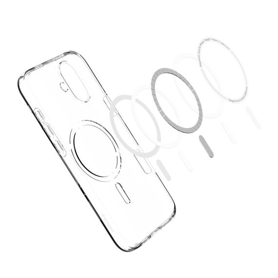 Spigen Liquid Crystal Mag Case with MagSafe for iPhone 16 - Clear - Apple Cases - Cases - Techbox