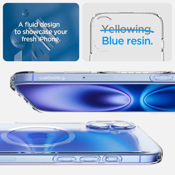 Spigen Liquid Crystal Mag Case with MagSafe for iPhone 16 - Clear - Apple Cases - Cases - Techbox