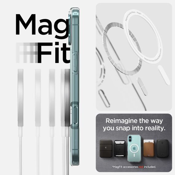 Spigen Liquid Crystal Mag Case with MagSafe for iPhone 16 - Clear - Apple Cases - Cases - Techbox