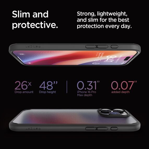Spigen Ultra Hybrid Case for iPhone 16 Pro Max - Black | Techbox