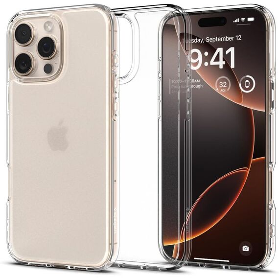 Spigen Ultra Hybrid Case for iPhone 16 Pro Max - Clear - Apple Cases - Cases - Techbox