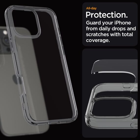 Spigen Ultra Hybrid Case for iPhone 16 Pro Max - Clear | Techbox
