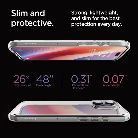 Spigen Ultra Hybrid Case for iPhone 16 Pro Max - Clear | Techbox