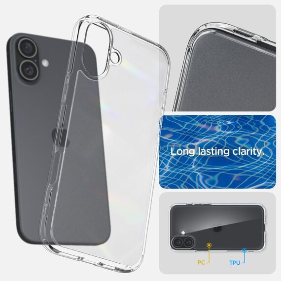 Spigen Ultra Hybrid for iPhone 16 - Clear | Techbox