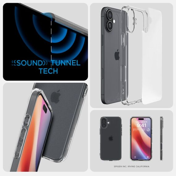 Spigen Ultra Hybrid for iPhone 16 - Clear | Techbox
