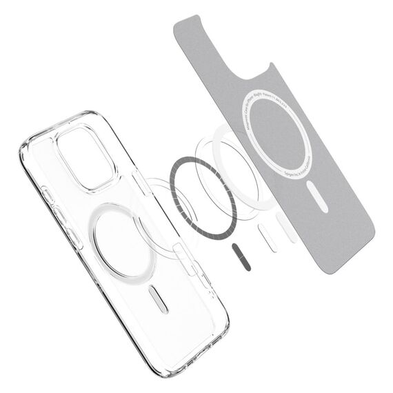 Spigen Ultra Hybrid Mag Case with MagSafe for iPhone 16 Pro - Clear - Apple Cases - Cases - Techbox
