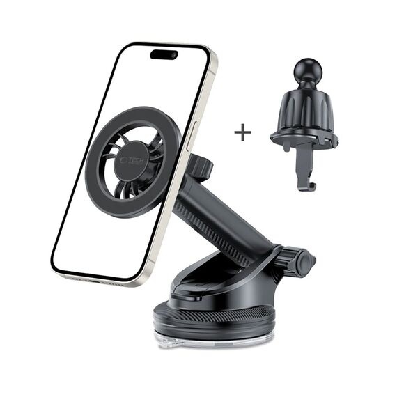 Tech-Protect N56 Magnetic Holder with MagSafe - Black